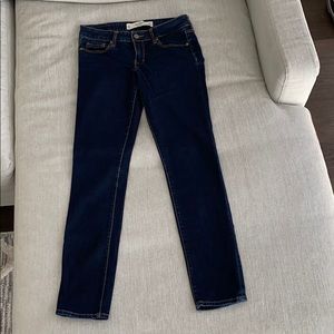 (Worn) Abercrombie & Fitch Dark Blue Jeans sz 25W
